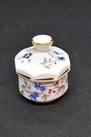 Fine Bone China İngiliz Mini Bonboniyer Şekerlik 5 Gr Kapasiteli Çok Renkli