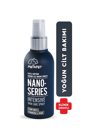 Metapet Nano Series Köpek Kedi Tüm Evcil Hayvanlar İçin Yoğun Cilt Bakımı Spreyi Yara Göz Kulak Ağız Temizleyici 150 ML