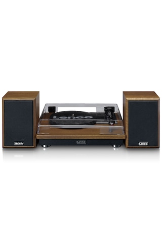 Lenco Ls-100Wd Ahşap Harici Hoparlörlü Bluetooth Pikap