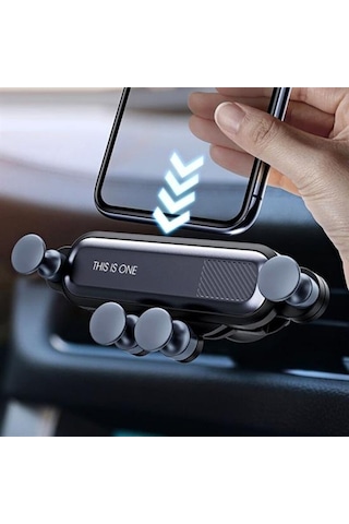 Buffer 4 Nokta Destekli Tasarımlı Araç İçi Gümüş Telefon Tutu...