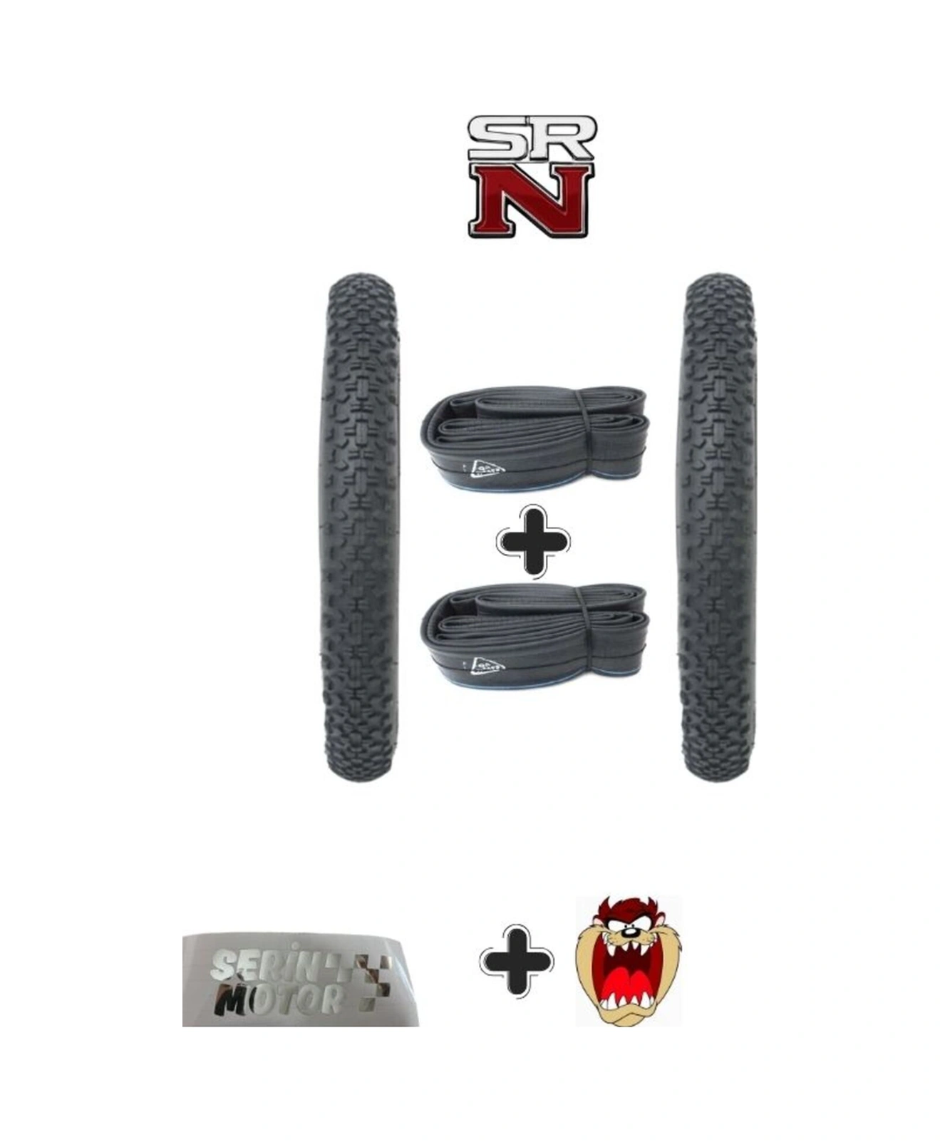 Bisiklet 16 İç Dış Lastik Seti 2 Adet Ön Arka Takım- Dış 16x1,95 - İç 16x1.75-2.125 Hedye Tzmnya