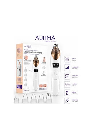 Auhma Ahb-01 Vakumlu 5 Başlıklı Siyah Nokta Temizleme Cihazı
