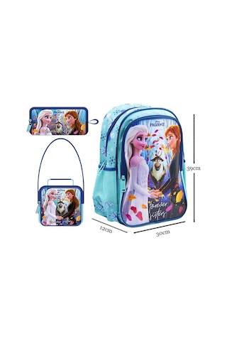 Frocx Frozen İlkokul Çantası-beslenme-kalem Ç. Diğer
