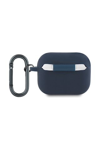 Airpods Uyumlu Pro 2 Kılıf Redbull Lisanslı Baskı Logolu Askı Aparatlı Silikon Kapak Lacivert