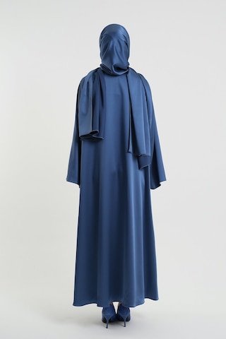 Şakika Kadın Aysha Abaya Ferace & Şal Bebe Mavisi