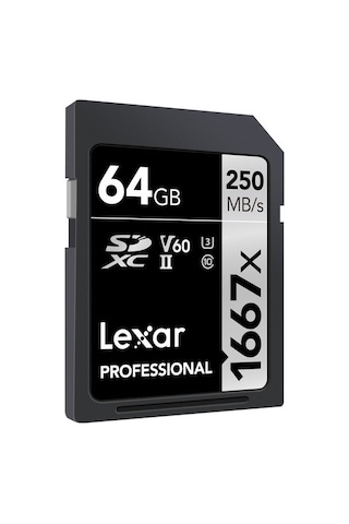 Lexar Professional 1667X LSD64GCBNA1667 64 GB SDXC UHS-II Hafıza Kartı
