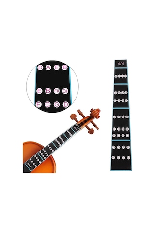 BONSON F8 MODEL 4/4 BOY KEMANLAR İÇİN NOTA YAPIŞTIRMA STİCER