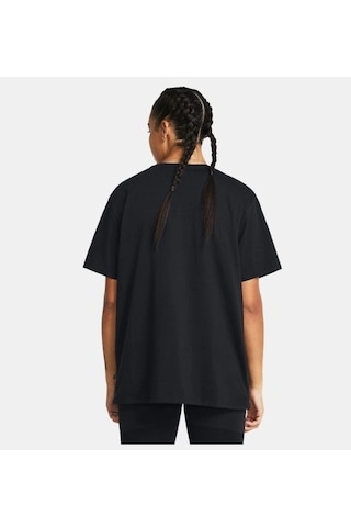Under Armour Campus Oversize Kadın T-shirt 1387193-001 Siyah