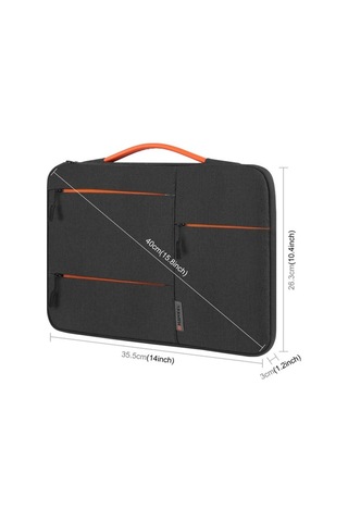 Didadodo 14 Su Geçirmez Çok Katmanlı Koruma İş Dizüstü Çantası - Pu Sap Küçük Boy Laptop Çantası Laptop Çantası