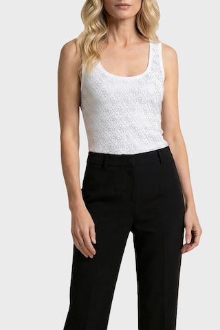 Guess W6gp10k2932 Sl 4g Allover Kadın Atlet Beyaz