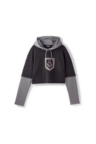 Gsstore Galatasaray Kadın Hoodie K252151 Antrasit