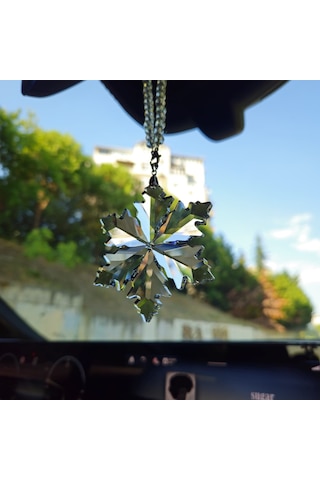 Kristal Araba Dikiz Aynası Süsü C-style Dikiz Aynası Süsü Araba Hediyesi-cam Kristal Kullanımı Yasal Ürün