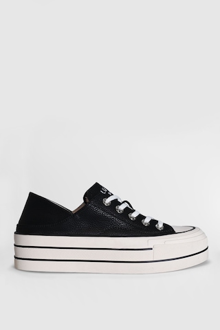 Lufian Pamela Kadın Sneaker Ayakkabı Siyah Siyah 121230091100100