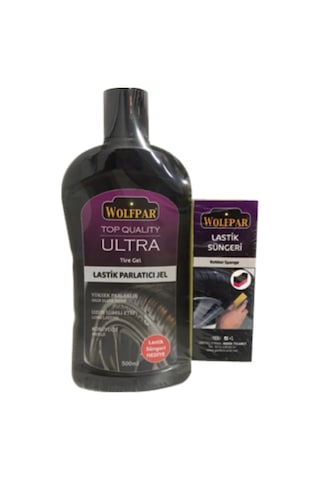 Ultra Lastik Parlatıcı Jel + Lastik Süngeri Hediyeli
