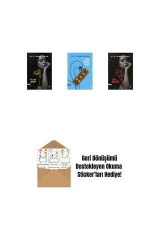 Bu Da Geçer + Dilsiz Kuğular Zamanı Devir + İyilik Güzellik + Okuma Sticker'ları
