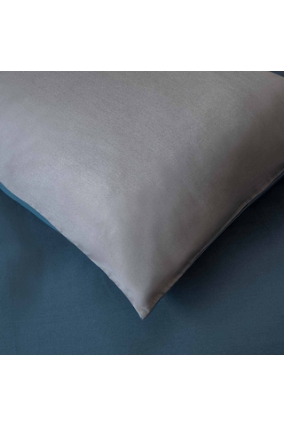 Bettıe %100 Pamuk King Size Nevresim Seti 230x220 Cm Mavı/koyu Grı Mavi/koyu Gri