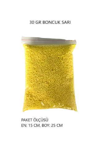 Atermit Epp Renkli Boncuk Köpük Aksesuar 30 Gr - Sarı