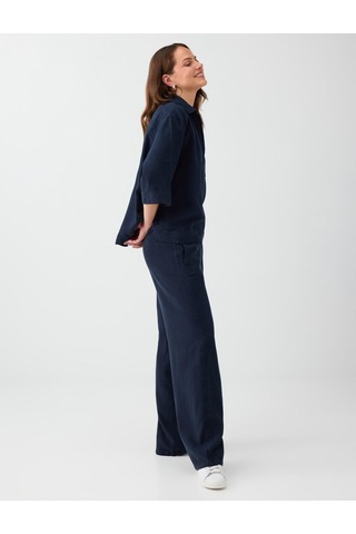 Jimmy Key Lacivert %100 Tencel Cep Detaylı Dokuma Pantolon 6ww187827494