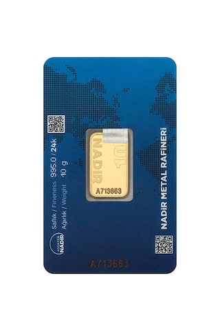 10 Gr 24 Ayar Nadir Gram Altın