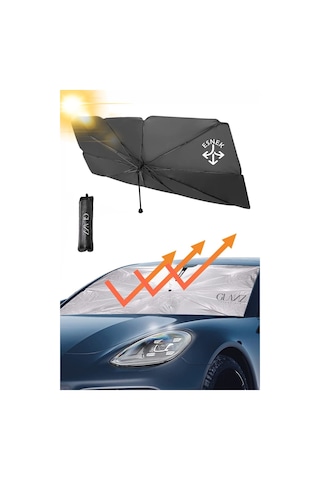 Glanz Oto Katlanabilir Güneşlik Şemsiye Ön Cam Gölgelik 145 - 79