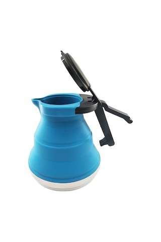 Taşınabilir Katlanabilir Kamp Su Isıtıcısı, 1.5l/ 52oz Katlanabilir Silikon Kahve Potu Açık Hava Kampı, Yürüyüş, Seyahat İçin Diğer