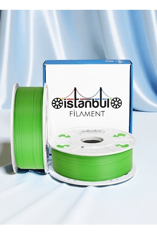 İstanbul Filament 3d Baskı Pla Filament Fıstık Yeşili 1 Kg Ø 1,75mm 0,05 Mm Bambu Lab Uyumlu 1.75mm
