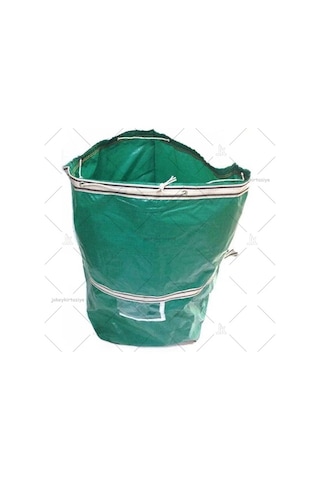 İş-ev Branda Taşıma Çuvalı 50x40+100cm Kapaklı, Ipli Ve Cepli 170gr.tekstil Çuvalı YEŞİL
