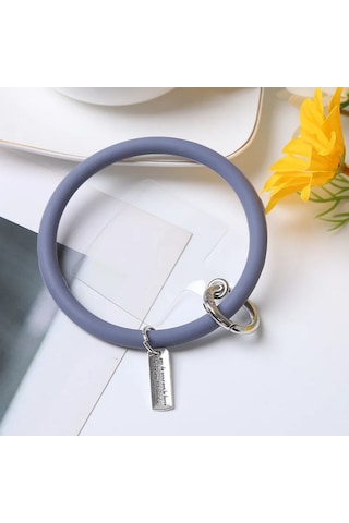 Silikon Telefon Tutucu, Bileklik, Askı, Tüm K - Lila Lila