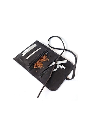 Küçük Kesesi Cüzdan Hakiki Deri Açık Boyut: 13cm 19cm Siyah