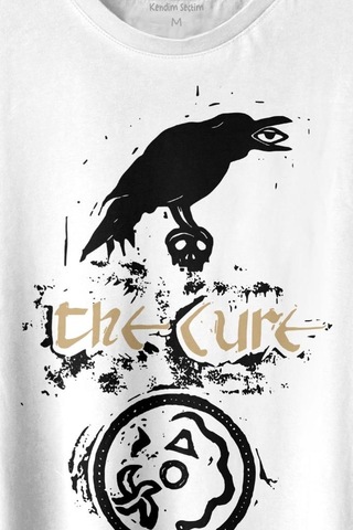 The Cure Crown Music Rock Baskılı Tişört Unisex T-shirt 001
