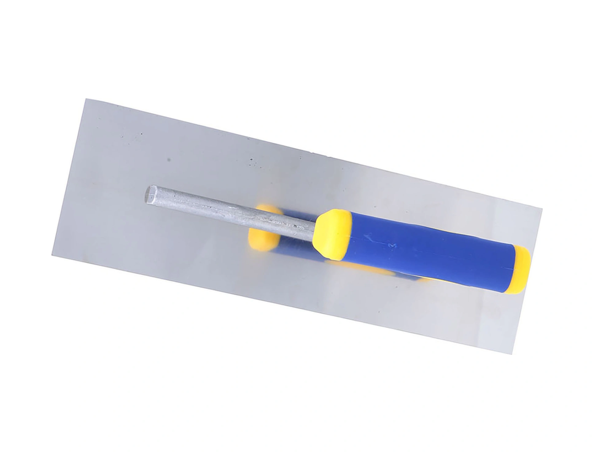 Tenfowee Stahl Gipsspachtel 300mm - Ergonomik Plastik Kollu, Eşkenar Köşeli, Kaymaz Altı - Tığlama, Sökme, Mortel Uygulamaları İçin