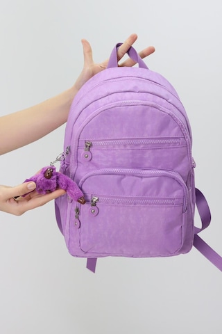 Sevimli Peluş Figürlü Günlük Kadın Sırt Çantası Şık, Kullanışlı, Okula Ve Seyahate Uygun Lila