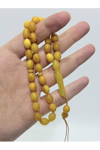 Doğal Kaya Damla Kehribar Tesbih 33lük 13,80 Gram K020