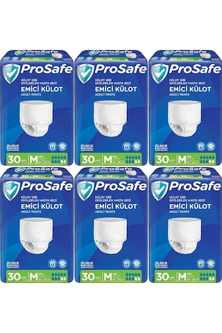 Prosafe Emici Külot Hasta Bezi Orta-medium 180 Adet 6pk 30 M