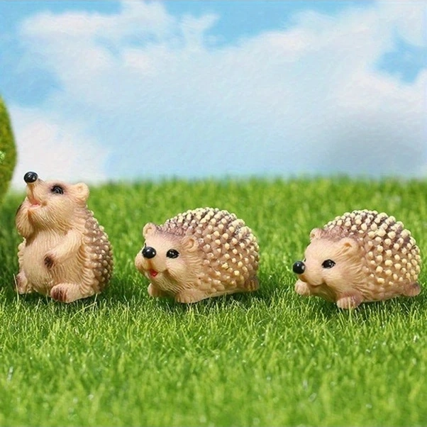 Trendooze Güneşlik022 6 Adet Klasik Realistik Bahçe Dikenli Figürler Dıy Peyzaj Dekor