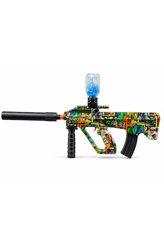 Masita Gel Blaster Su Topu Su Maymuncuğu Atan Oyuncak Şarjlı Tam Otomatik. 70 Cm Karma Renk Ve Model Gönderilir Çok Renkli