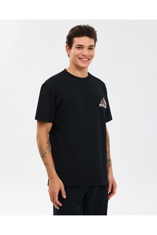 Skechers M Graphic Tee T-shirt Erkek Siyah Tshirt S2610059-3817