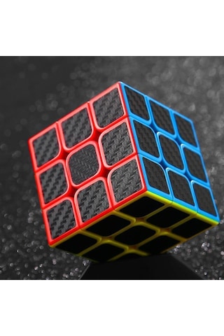 Vip Kalite Fiber Karbon 3x3 Zeka Küpü 3x3 Sabır Küpü 3x3 Fiber Carbon Rubiks Cube Akıl Oyunları