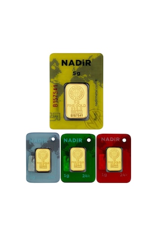 Tuğrul Kuyumculuk 8 Gram 24 Ayar Külçe Altın 5 + 3 G