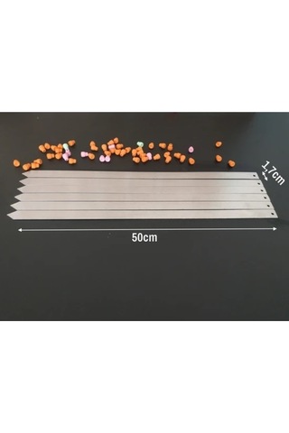 Profesyonel Paslanmaz Metal Kıyma - Adana - Urfa - Antep Şiş 6 Adet