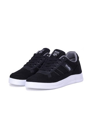 Ghattix Erkek Yazlık Günlük Keten Sneaker Ayakkabı Siyah Siyah Siyah Siyah