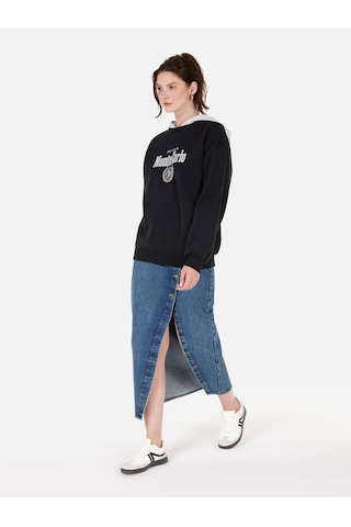 Colin's Colins Lacivert Kadın Sweatshirt Lacivert