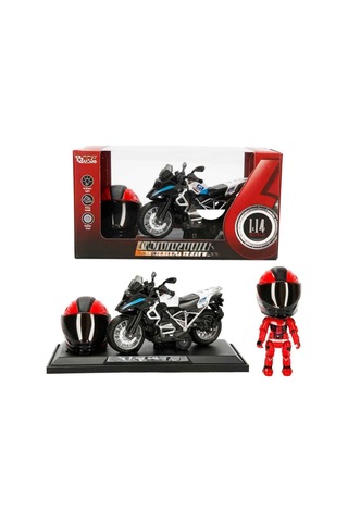 1:14 Sesli Ve Işıklı Çek Bırak Motosiklet Çok Renkli