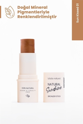 Bade Natural Bronzer Stick Sun Kissed 01 %100 Doğal