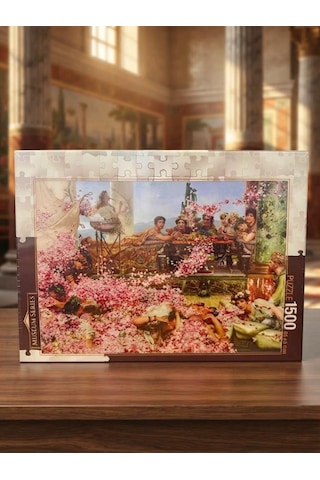 Sanatseverlere Özel Museum Series - Heliogabalus'un Gülleri 1500 Parça Eğitici Öğretici Puzzle