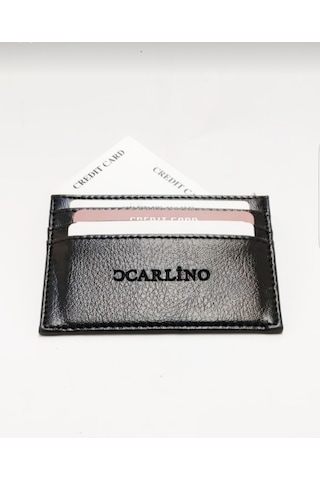 Carlino Unisex Mini Kartlık Kartvizitlik Siyah