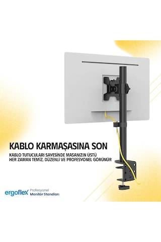 Ergoflex EF61 Steel Design 2-8 kg Asansörlü 13"-32" Monitör Standı