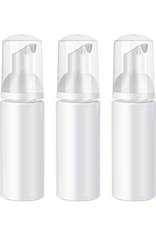 3 Adet 2oz Sabun Köpüğü Şişe Köpük Pompası Şişe Boş Seyahat Şeffaf