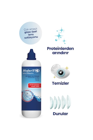 Bleffaritto Lens Solüsyonu 360 ml 3'lü Set