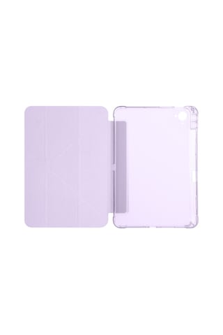 Xiaomi Pad Mini 8.8 İnç İle Uyumlu Kalem Bölmeli Uyku Modlu Katlanabilir Trifolding Tablet Kılıfı Kapaklı Kılıf